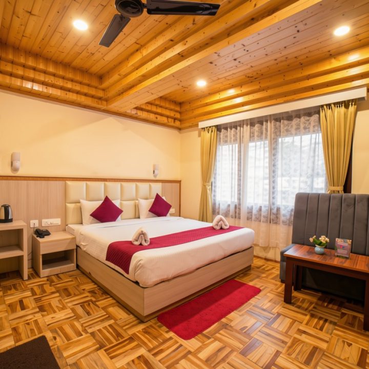Deluxe Room Interior at Kunden Fortune Resort, Gangtok, Sikkim