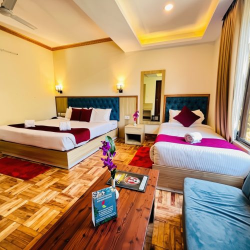 Family Room Interior at Kunden Fortune Resort, Gangtok, Sikkim