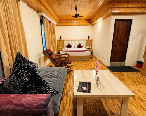 Spacious Suite Room at Kunden Fortune Resort with mountain views in Gangtok, Sikkim