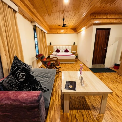 Spacious Suite Room at Kunden Fortune Resort with mountain views in Gangtok, Sikkim