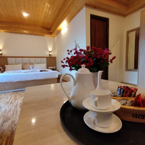 Spacious Suite Room at Kunden Fortune Resort with mountain views in Gangtok, Sikkim