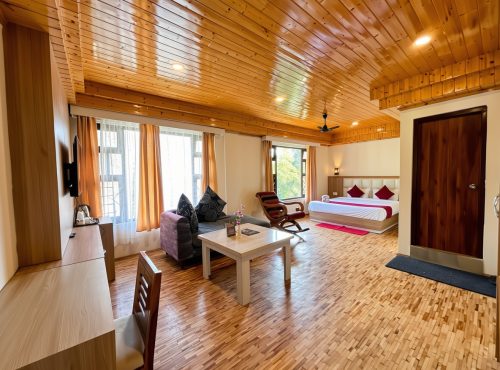 Spacious Suite Room at Kunden Fortune Resort with mountain views in Gangtok, Sikkim