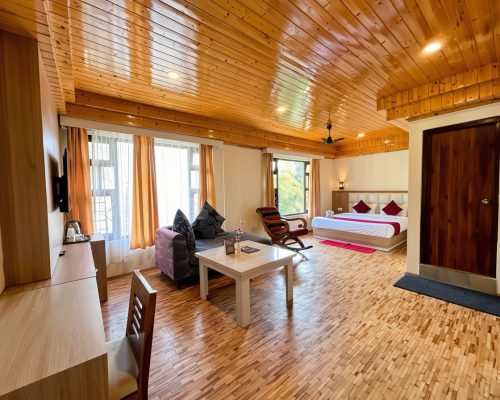 Spacious Suite Room at Kunden Fortune Resort with mountain views in Gangtok, Sikkim