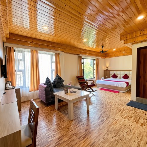 Spacious Suite Room at Kunden Fortune Resort with mountain views in Gangtok, Sikkim