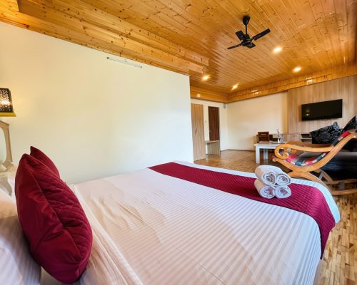 Spacious Suite Room at Kunden Fortune Resort with mountain views in Gangtok, Sikkim