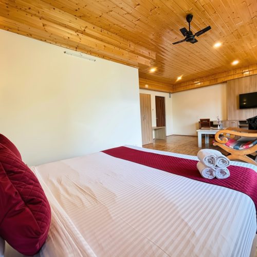Spacious Suite Room at Kunden Fortune Resort with mountain views in Gangtok, Sikkim