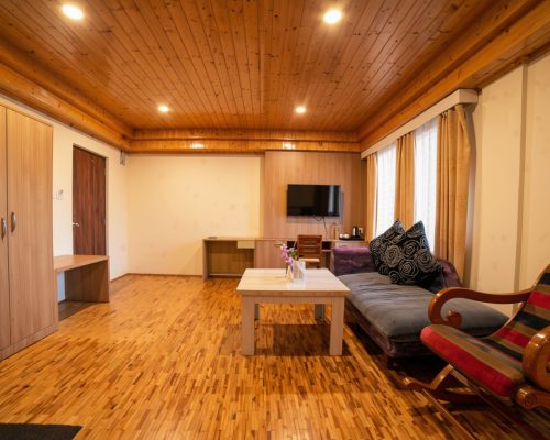 Spacious Suite Room at Kunden Fortune Resort with mountain views in Gangtok, Sikkim