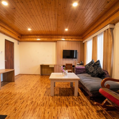 Spacious Suite Room at Kunden Fortune Resort with mountain views in Gangtok, Sikkim