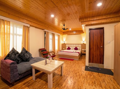 Spacious Suite Room at Kunden Fortune Resort with mountain views in Gangtok, Sikkim