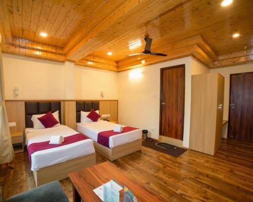 Twin Sharing Room at Kunden Fortune Resort in Gangtok, Sikkim