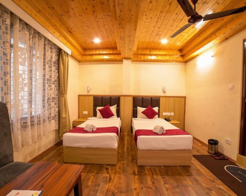 Premium Twin Bed Room at Kunden Fortune Resort, Gangtok