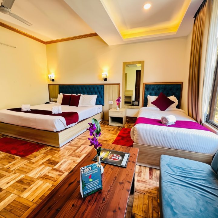 Spacious Family Room at Kunden Fortune Resort, Gangtok