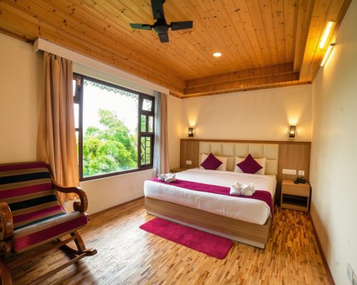 Spacious Suite Room at Kunden Fortune Resort with mountain views in Gangtok, Sikkim
